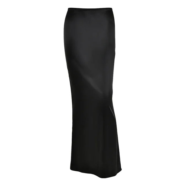 VILZSTUDIOS Satin maxi skirt for stylish outfits