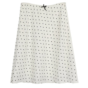 VILZSTUDIOS Silky Polka Dot Midi Skirt product image