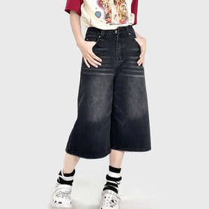 VILZSTUDIOS Stylish denim baggy shorts for women