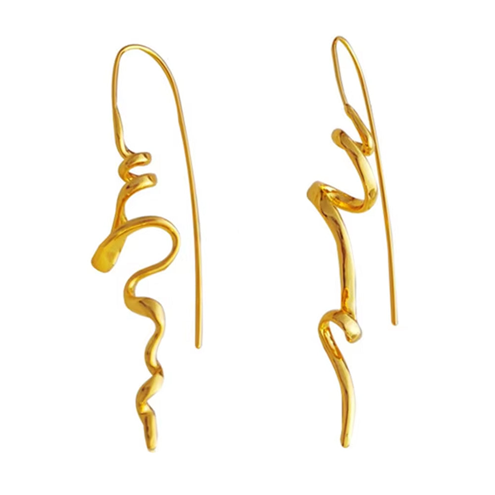 VILZSTUDIOS Stylish spiral earrings in a minimalist design