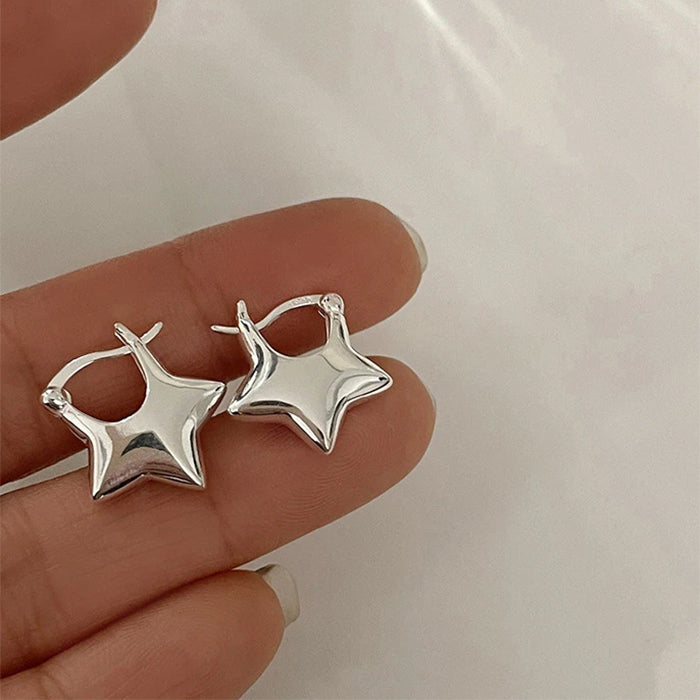 VILZSTUDIOS Stylish star earrings in sterling silver