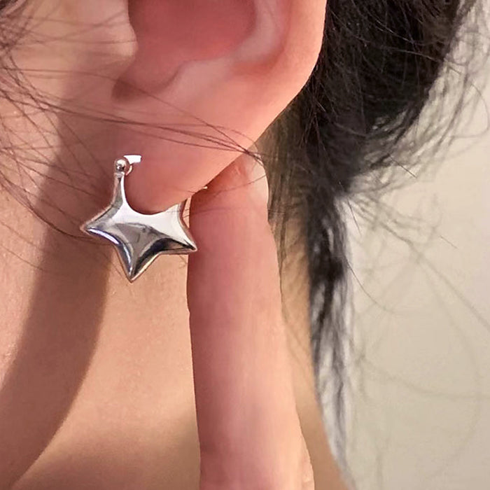 VILZSTUDIOS Stylish star earrings in sterling silver