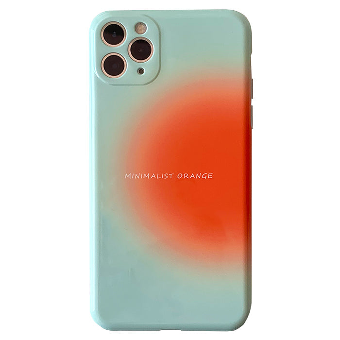 VILZSTUDIOS Stylish orange green iPhone case