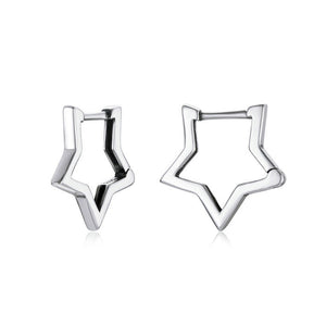 VILZSTUDIOS Minimalist star earrings in sterling silver