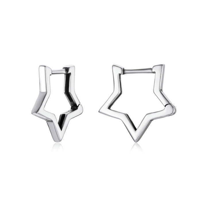 VILZSTUDIOS Minimalist star earrings in sterling silver