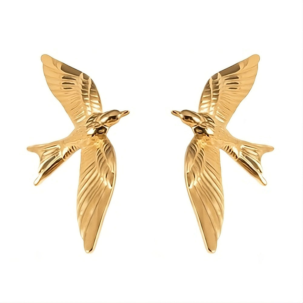 VILZSTUDIOS Stylish earrings designed with a bird motif