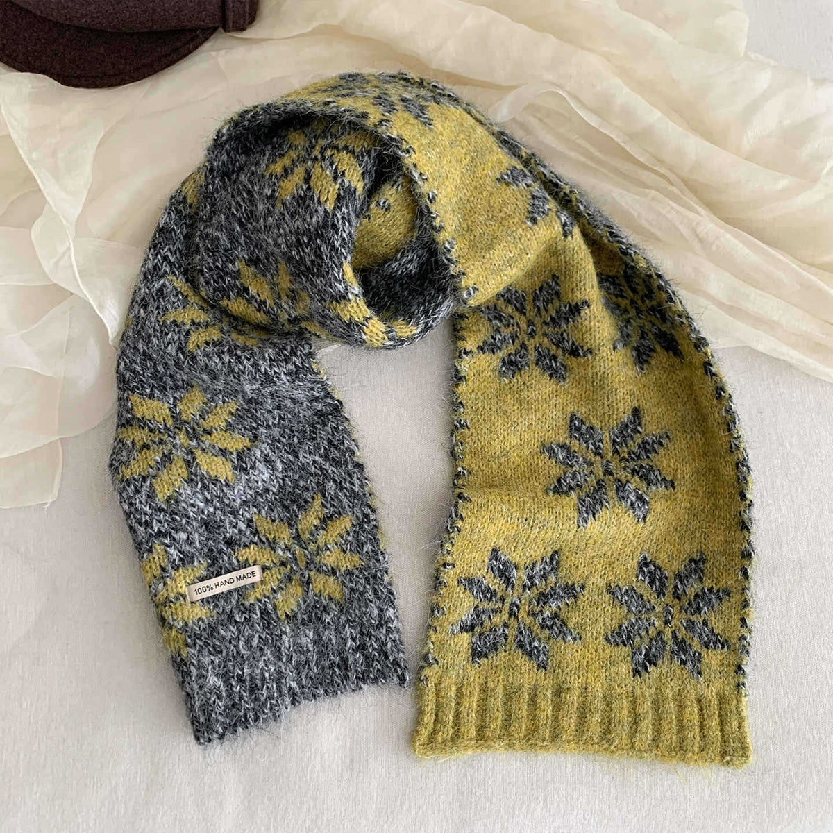 Soft Starburst Knit Scarf