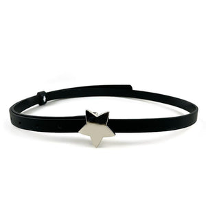 VILZSTUDIOS Stylish sleek belt with a star buckle