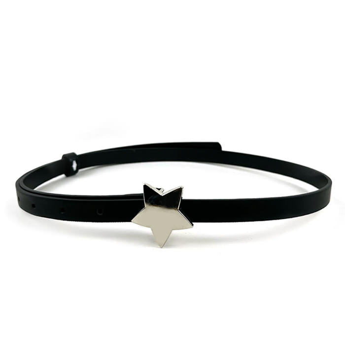 VILZSTUDIOS Stylish sleek belt with a star buckle