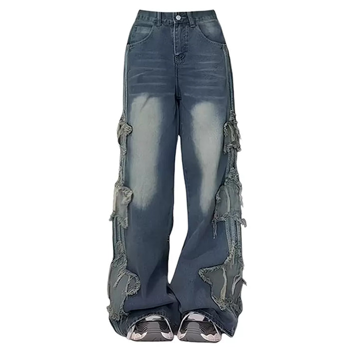 VILZSTUDIOS Men's denim jeans with side stripe design