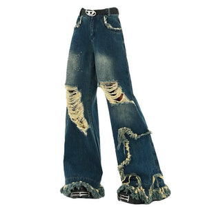 VILZSTUDIOS Stylish ripped jeans for streetwear fashion
