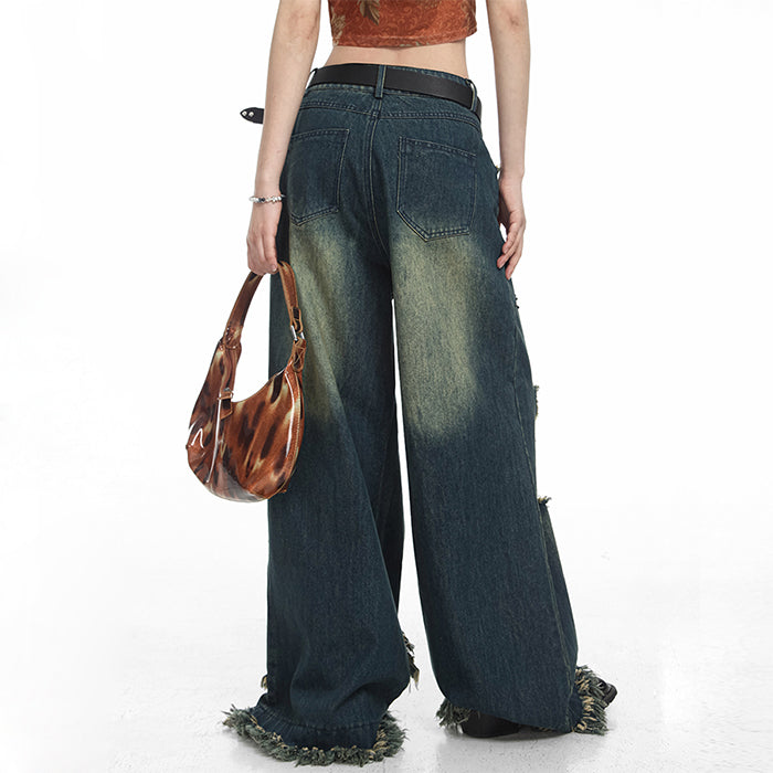 VILZSTUDIOS Stylish ripped jeans for streetwear fashion
