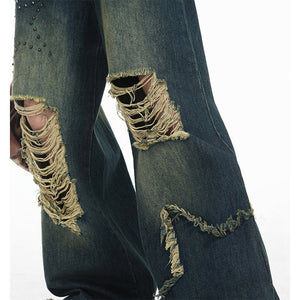 VILZSTUDIOS Stylish ripped jeans for streetwear fashion