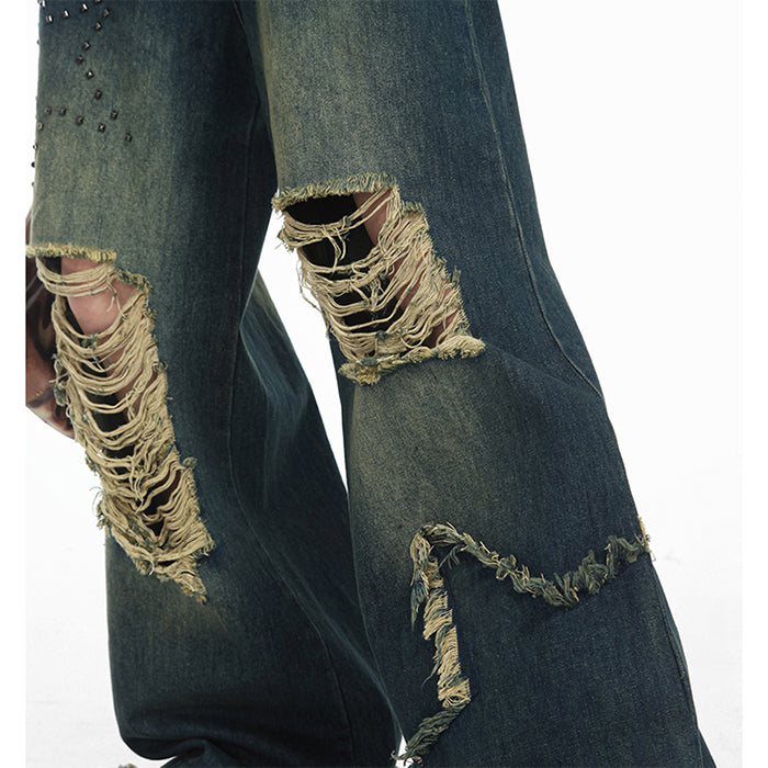 VILZSTUDIOS Stylish ripped jeans for streetwear fashion