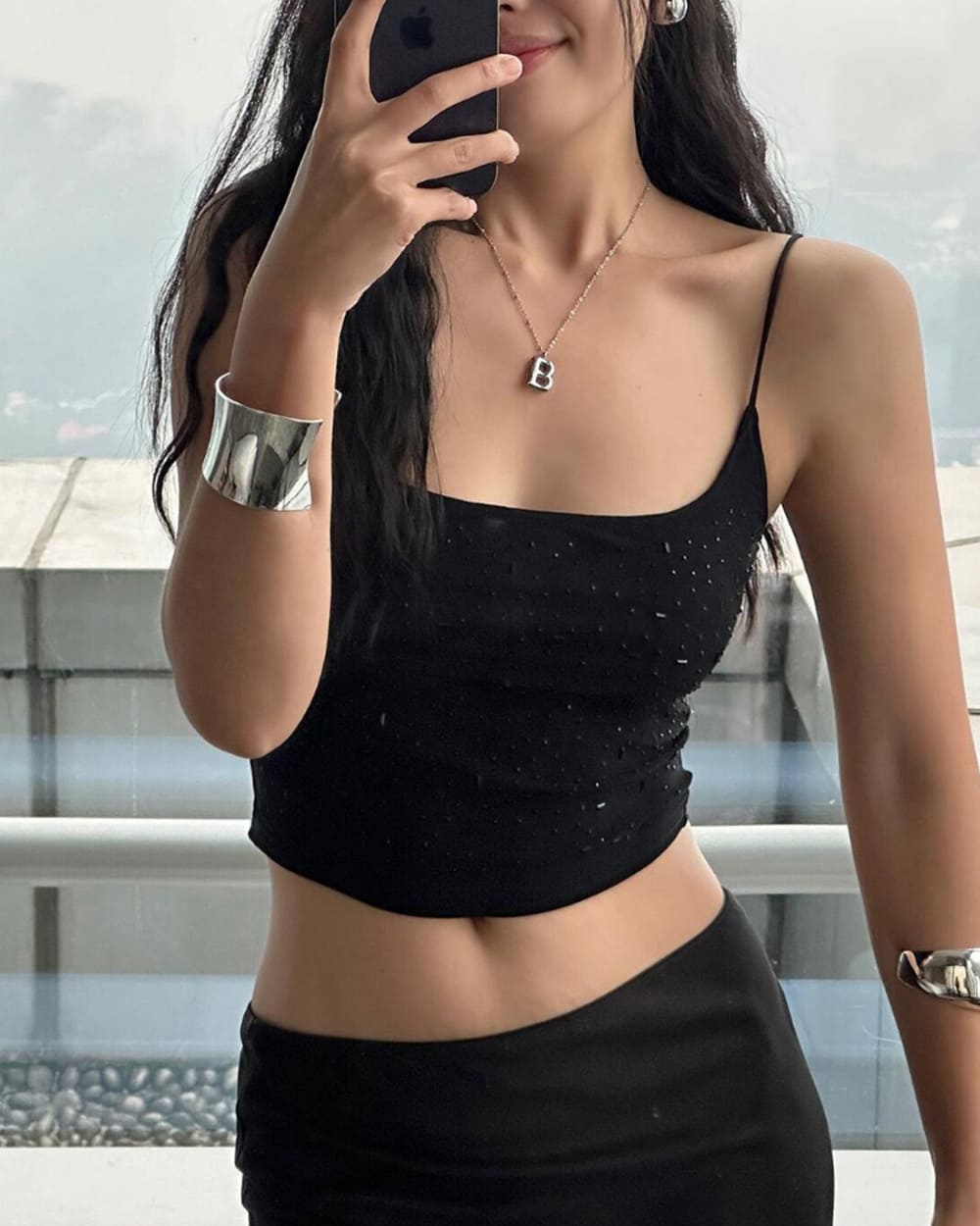 VILZSTUDIOS Rhinestone tank top for stylish outfits