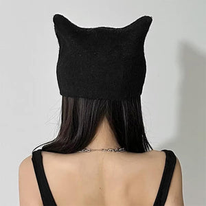 VILZSTUDIOS Stylish star print cat ear hat