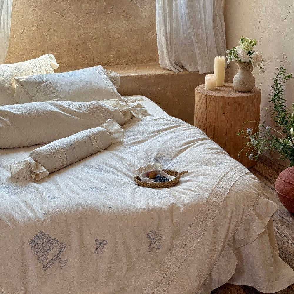 Storybook Lace Duvet Cover Set