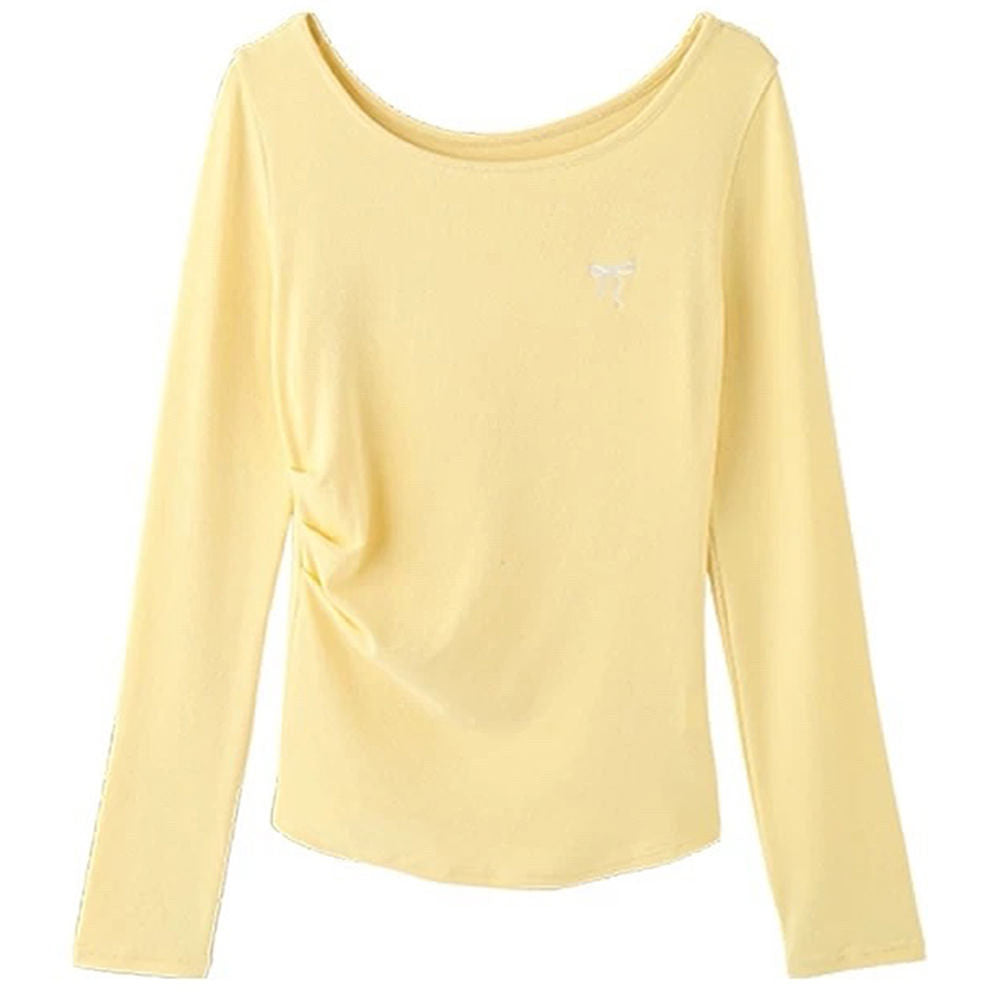 VILZSTUDIOS Soft yellow long sleeve top