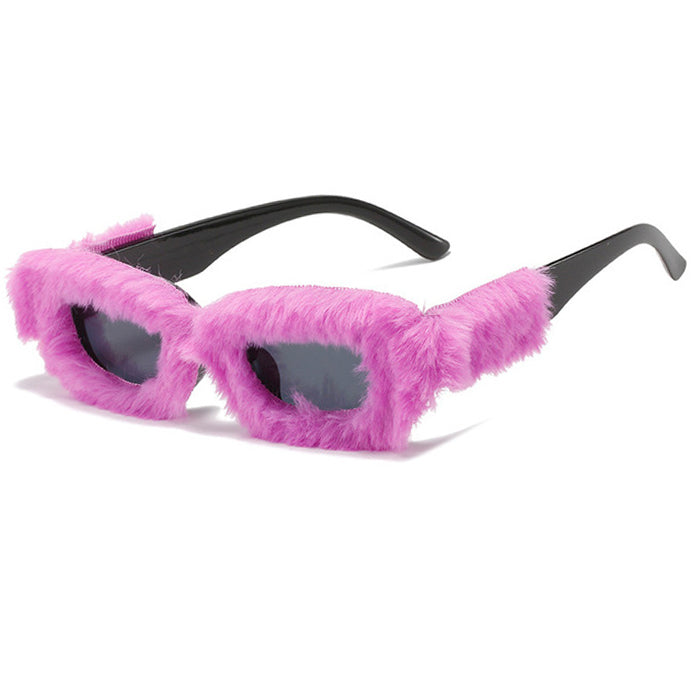 VILZSTUDIOS Textured fuzzy sunglasses for stylish outfits