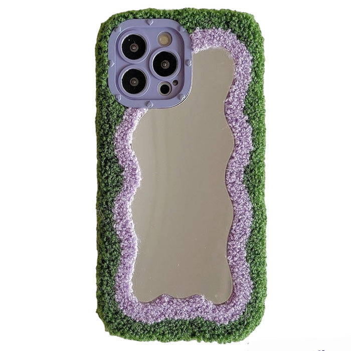 VILZSTUDIOS Stylish textured patchwork iPhone case