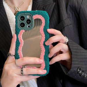 VILZSTUDIOS Stylish textured patchwork iPhone case