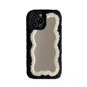 VILZSTUDIOS Stylish textured patchwork iPhone case