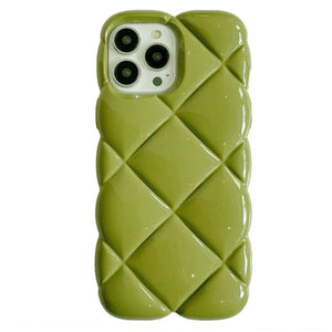 VILZSTUDIOS Stylish textured quilted phone case