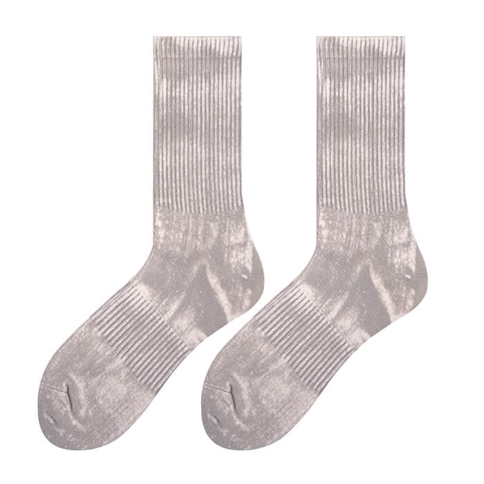 VILZSTUDIOS Stylish tie-dye textured socks for streetwear fashion