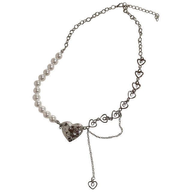 VILZSTUDIOS Aesthetic pearl chain necklace for unique styles