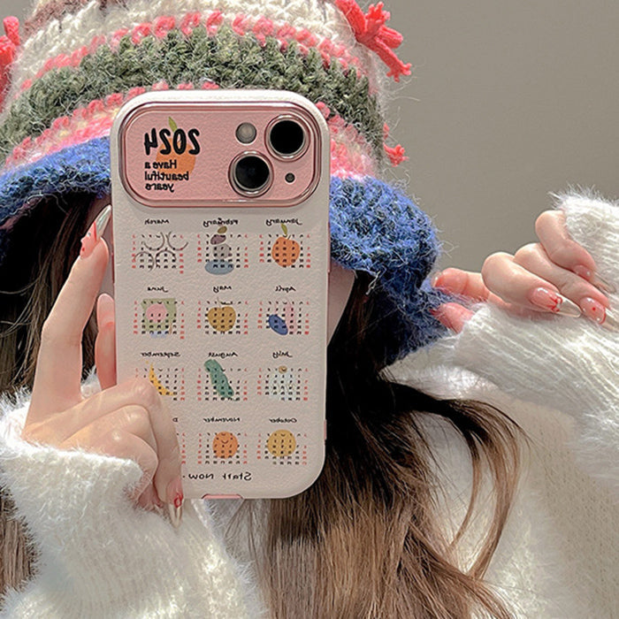 VILZSTUDIOS Stylish iPhone case featuring a 2024 calendar design