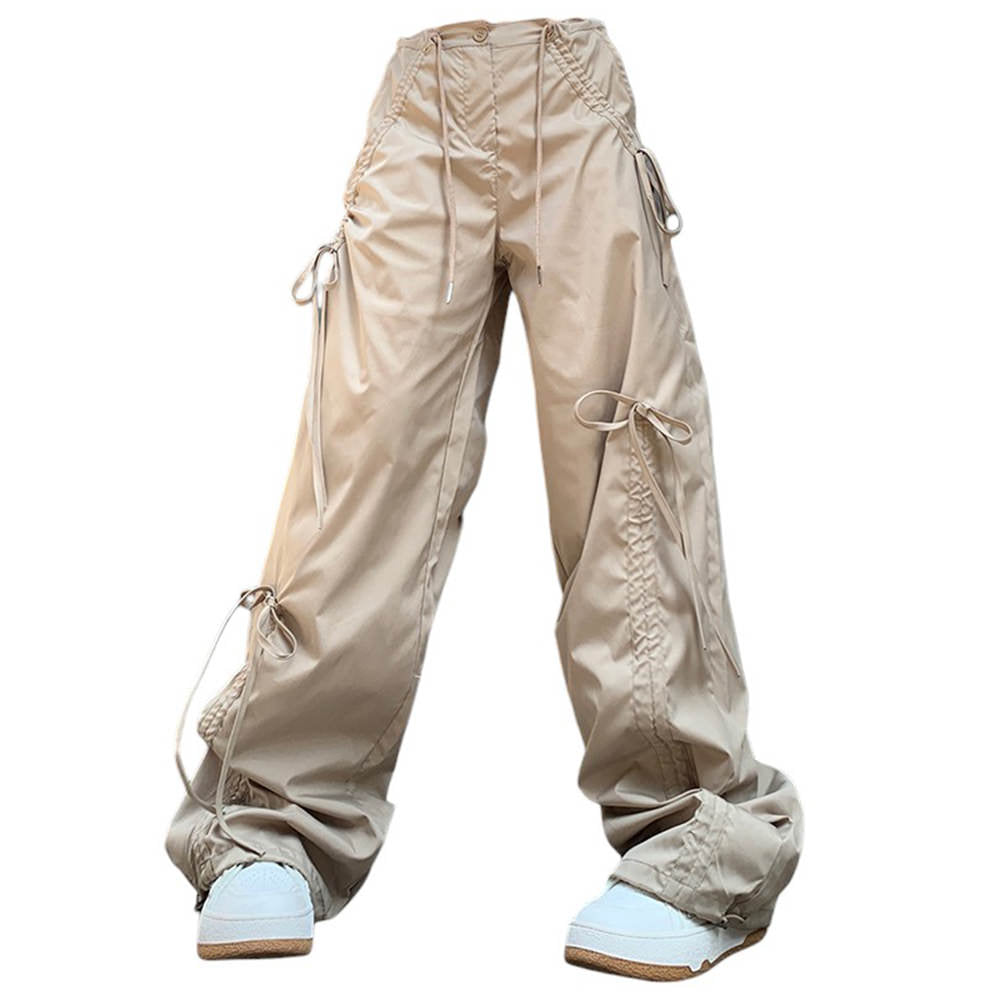 VILZSTUDIOS Stylish wide-leg cargo pants with pockets