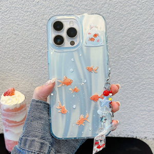 VILZSTUDIOS Stylish goldfish aesthetic phone case
