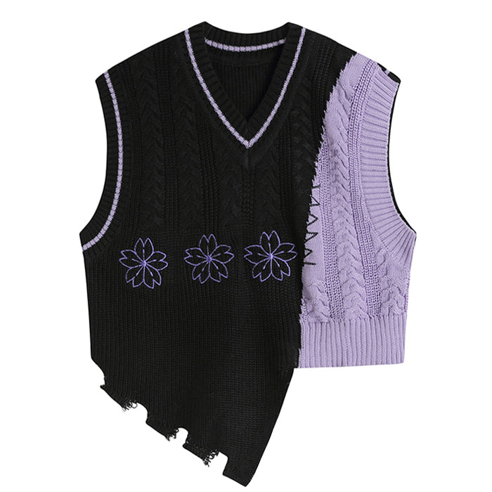 VILZSTUDIOS Stylish knit vest suitable for streetwear