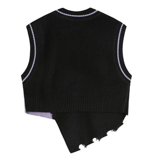 VILZSTUDIOS Stylish knit vest suitable for streetwear
