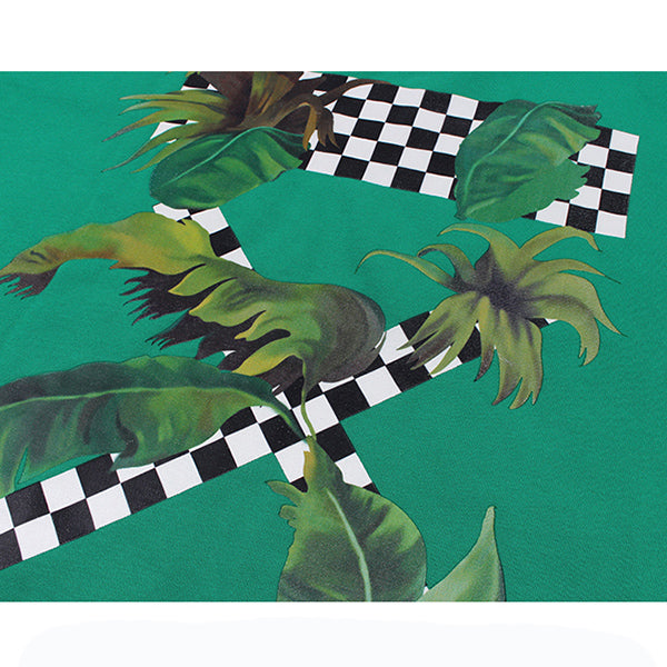 VILZSTUDIOS Tropical Vibe Checker Sweatshirt from VILZSTUDIOS