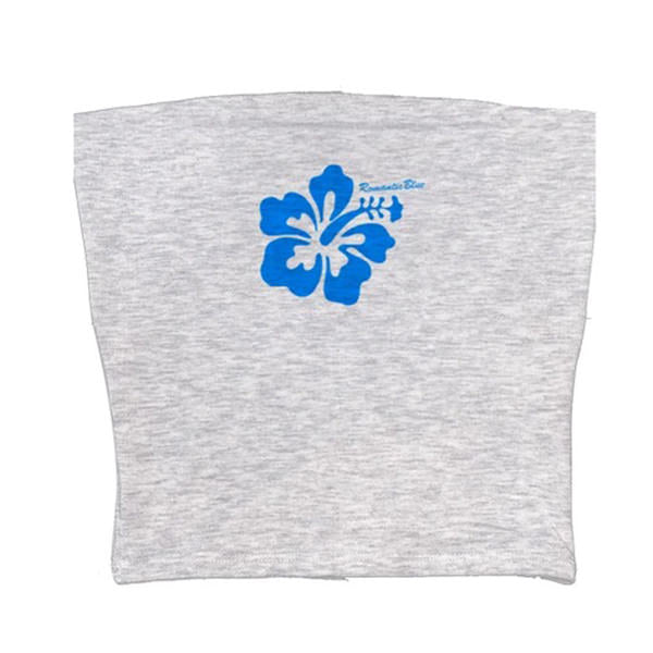 VILZSTUDIOS Floral tube top with hibiscus design