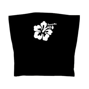 VILZSTUDIOS Floral tube top with hibiscus design