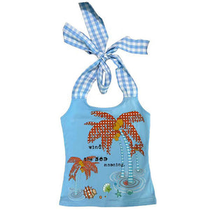 VILZSTUDIOS tropical halter top