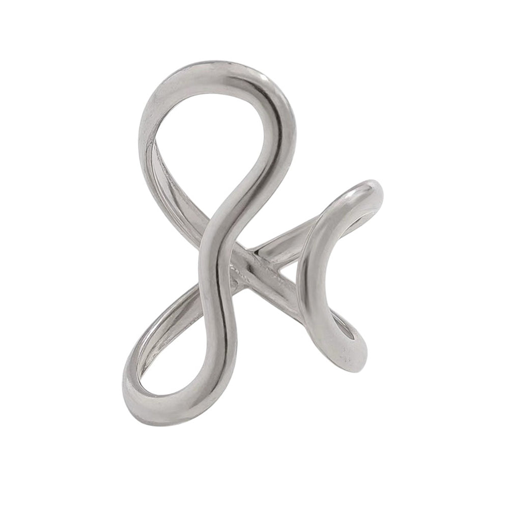 VILZSTUDIOS Adjustable twisted ring for modern fashion