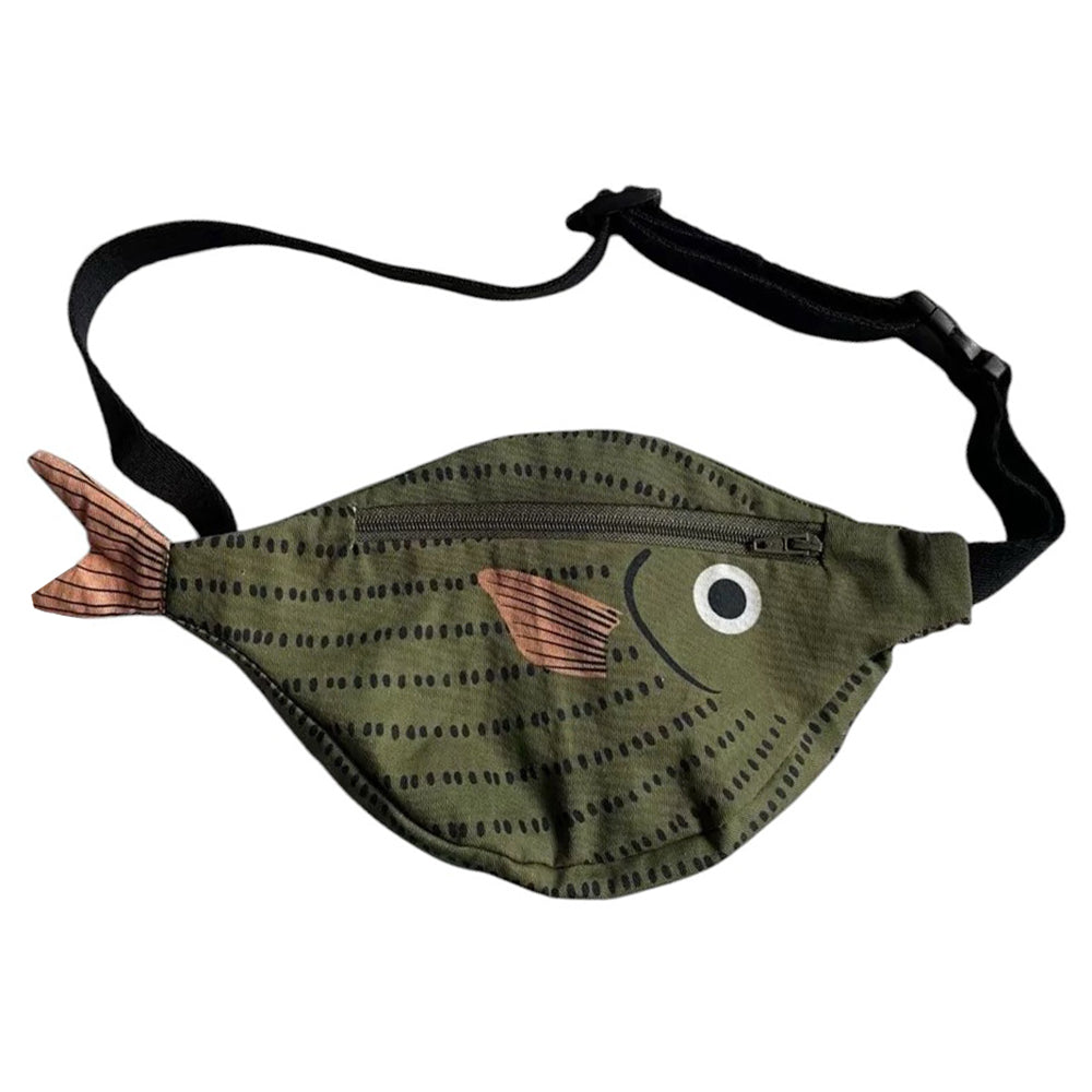 VILZSTUDIOS Fish-shaped waist bag with adjustable strap