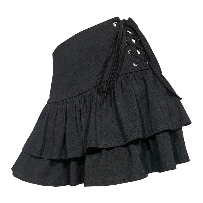 VILZSTUDIOS Lace-up design skirt from VILZSTUDIOS