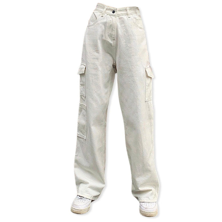 VILZSTUDIOS Cargo denim jeans designed for streetwear style