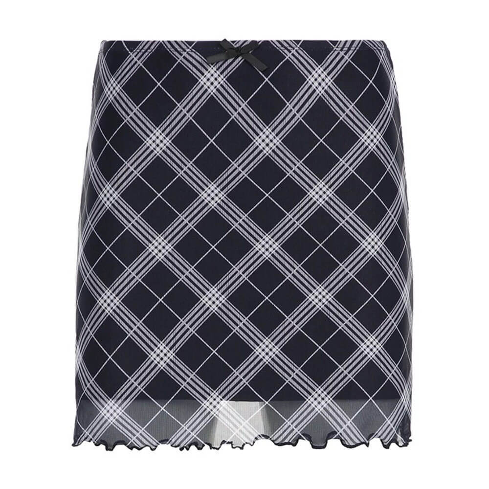 VILZSTUDIOS Fashionable checkered mini skirt from VILZSTUDIOS