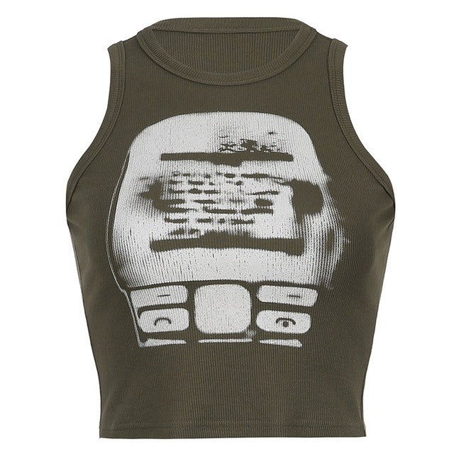 VILZSTUDIOS Ribbed crop top for streetwear fashion
