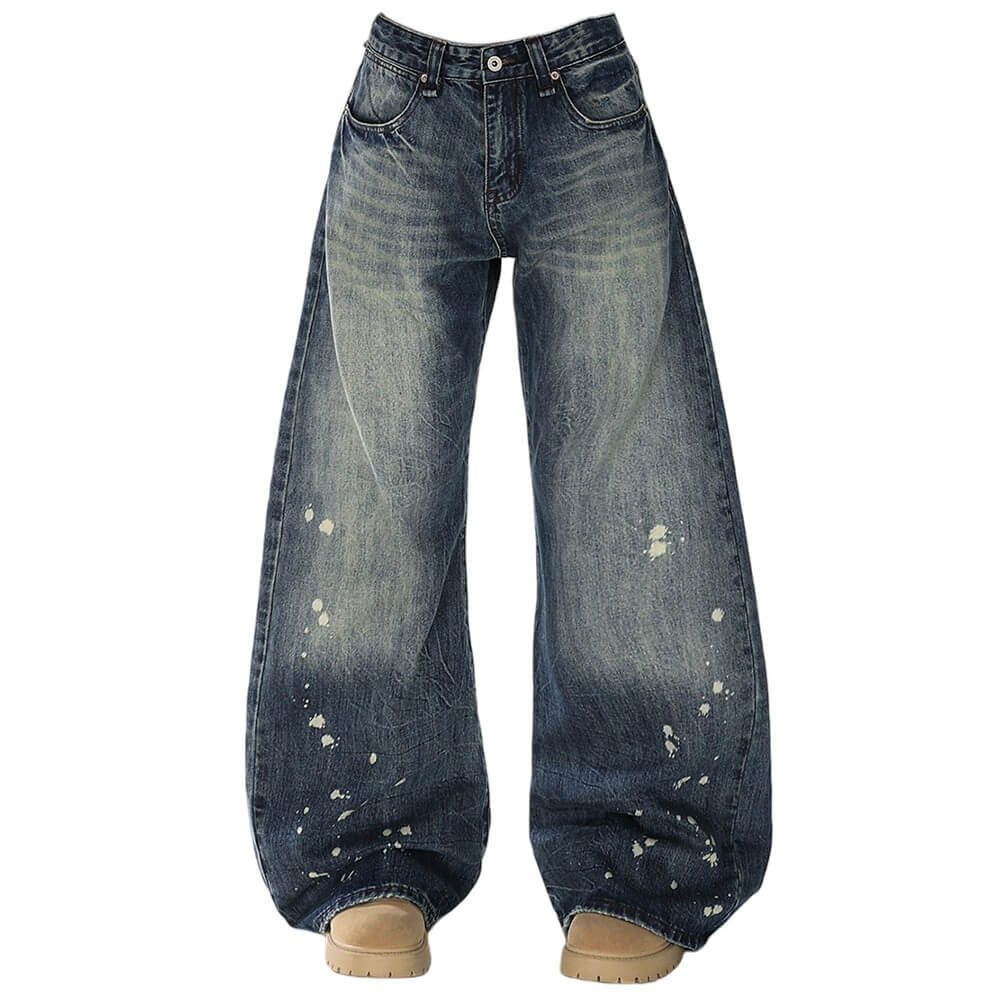 VILZSTUDIOS Ripped baggy jeans for streetwear fashion