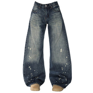 VILZSTUDIOS Ripped baggy jeans for streetwear fashion