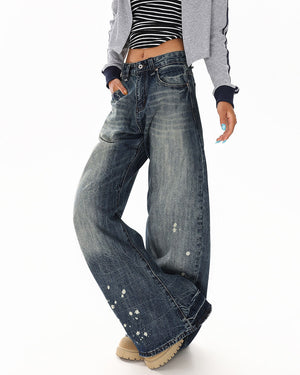 VILZSTUDIOS Ripped baggy jeans for streetwear fashion