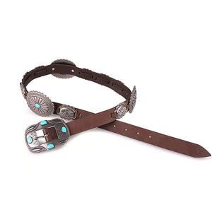 VILZSTUDIOS Stylish cowboy belt made of vegan leather