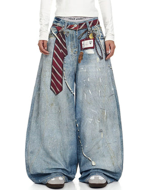 VILZSTUDIOS Urban baggy jeans designed for streetwear fashion