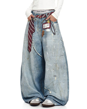 VILZSTUDIOS Urban baggy jeans designed for streetwear fashion